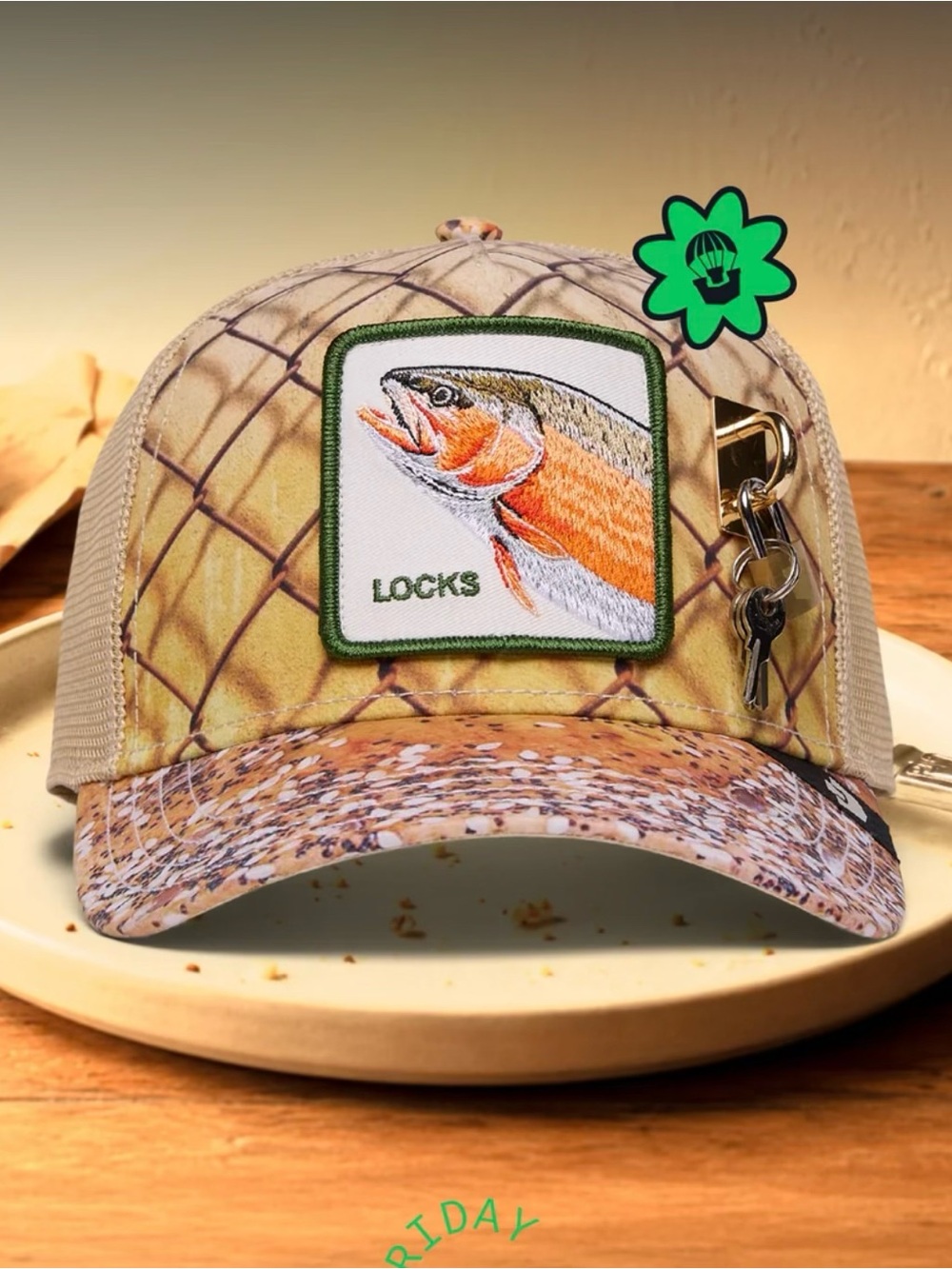 Goorin Bros. “SMEAR CAMPAIGN” Locks Trucker Hat. Mesh SnapBack. NWT. PRE-ORDER.